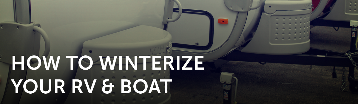 Winterize, Boat, RV, White, Red, Campers