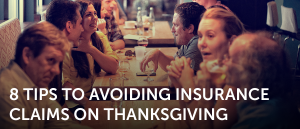 Avoiding, Thanksgiving, Insurance, Claims, Family, Eating, Table, Meal, Dinner