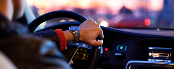 Man, Car, Hand, Watch, Driving, Steering Wheel, Morning