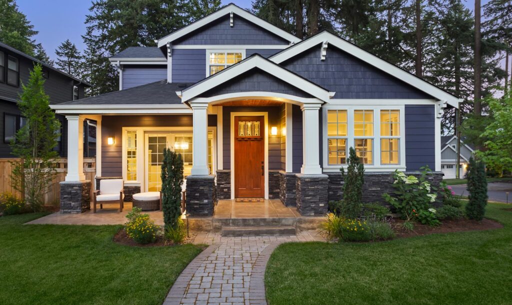 An exterior photo of a house