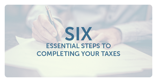 Six, Steps, Taxes, Forms, Pen, Hands, Paper