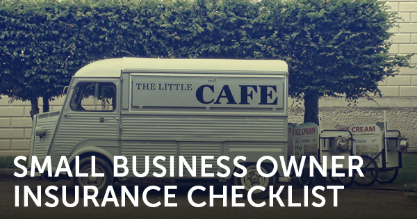 Vehicle, Van, Cafe, White, Small Business Owner, Insurance Checklist