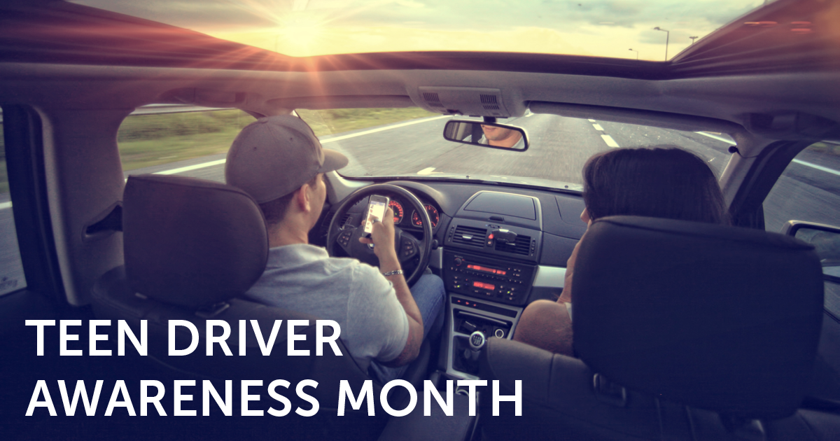 Teen Driver, Awareness Month, Safety, Mom, Daughter, Texting, Driving